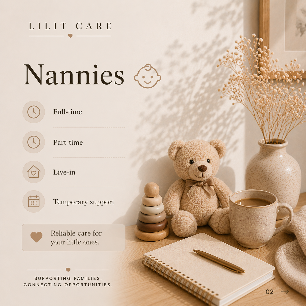 Nanny and childcare support